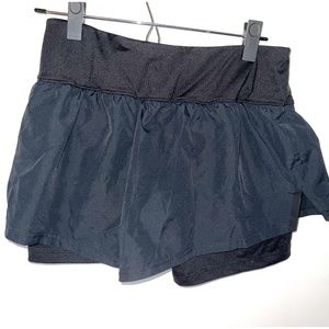 Champion Black Shorts with Tighter Spanx Underneath